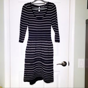 Anthropologie Knitted & Knotted Fit & Flare Dress